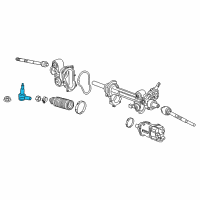 OEM 2020 Chevrolet Colorado Outer Tie Rod Diagram - 84670800