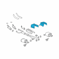 OEM 2013 Chevrolet Caprice Heat Shield Diagram - 92261992