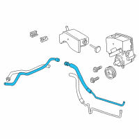 OEM 1999 Pontiac Grand Am Hose Asm-P/S Gear Inlet Diagram - 26068979