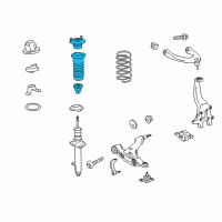 OEM 2015 Lexus IS350 Front Suspension Support Assembly Diagram - 48680-53080