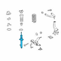 OEM 2014 Lexus IS350 ABSORBER Set, Shock Diagram - 48510-80631
