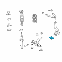 OEM Lexus RC200t Bracket Sub-Assembly, Lower Arm Diagram - 48076-30030