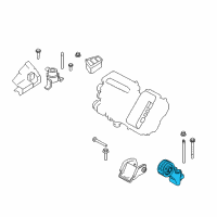 OEM Ford Escape Rear Mount Diagram - 9M6Z-6068-A