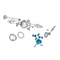 OEM Dodge Ram 2500 Different-Differential Diagram - 5086807AA