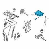 OEM 2012 Hyundai Tucson Pan Assembly-Engine Oil Diagram - 21510-25001
