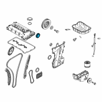 OEM 2013 Hyundai Genesis Coupe Sprocket-Crankshaft Diagram - 23121-25000