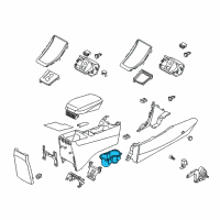 OEM 2011 Hyundai Elantra Cup Holder Assembly Diagram - 84620-3X100-HZ