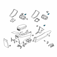 OEM 2014 Hyundai Accent Accessory Socket Assembly Diagram - 95120-3X101