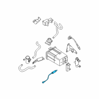 OEM 2010 Nissan Frontier Air Fuel Ratio Sensor Diagram - 22693-EA000