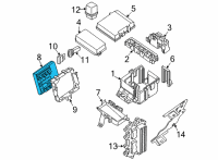 OEM Nissan Frontier Controller Assy-Ipdm Diagram - 284B6-9BT1A