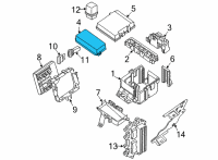 OEM 2022 Nissan Frontier COVER-RELAY BOX Diagram - 24382-9BU0B