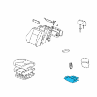 OEM Lexus Heater Assembly, Seat Diagram - 87510-60200