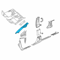 OEM Chrysler Molding-A Pillar Diagram - 5RH52DX9AG