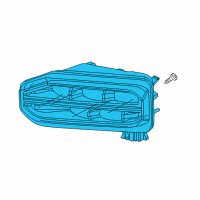 OEM 2020 Acura RLX Foglight Assembly, Right Front Diagram - 33900-TRN-H01