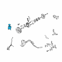 OEM Nissan Murano Tank Assy-Reservoir Diagram - 49180-4M403