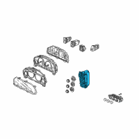 OEM Honda Civic Control Assy., Auto Air Conditioner Diagram - 80600-S5B-A42