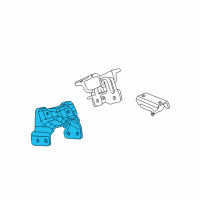 OEM 2005 GMC Yukon XL 2500 Bracket Asm-Engine Mount Diagram - 15113853