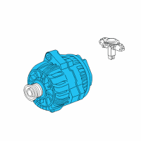 OEM 2009 BMW M5 Exchange Alternator Diagram - 12-31-7-836-592