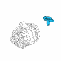 OEM 2009 BMW M6 Voltage Regulator Diagram - 12-31-8-510-092