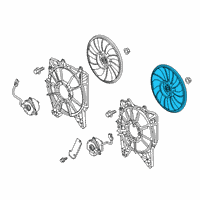 OEM 2017 Honda Civic Fan, Cooling Diagram - 38611-RPY-G01