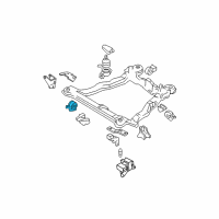 OEM Kia Spectra Roll Stopper Bracket Assembly Diagram - 219102F050