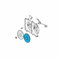 OEM 2013 Lexus RX450h Fan Diagram - 16361-20260