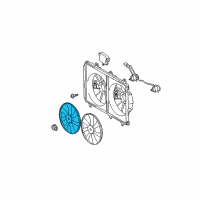 OEM Lexus RX450h Fan Diagram - 16361-20250