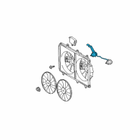 OEM Toyota Highlander Fan Motor Diagram - 16363-20390