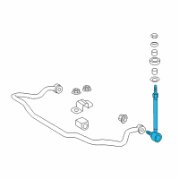 OEM 2006 Pontiac GTO Stabilizer Link Diagram - 92078631