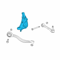 OEM 2019 Cadillac ATS Knuckle Diagram - 22739650