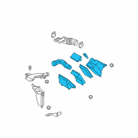 OEM 2011 Nissan Versa Air Cleaner Diagram - 16500-EL00B