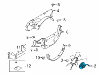 OEM 2020 Ford F-150 Fan Clutch Diagram - JL3Z-8A616-A