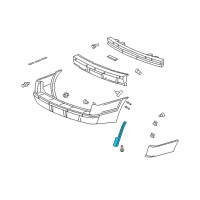 OEM 2006 Pontiac Montana Shield Asm-Rear Bumper Fascia Splash Diagram - 15271834