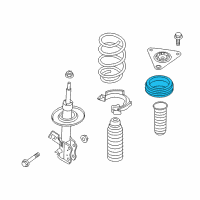 OEM 2021 Nissan Rogue Sport STOPPER Assembly - INSULATOR, Rebound Diagram - 54325-8271R