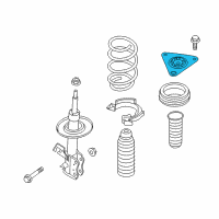 OEM 2021 Nissan Rogue Sport INSULATOR Assembly-STRUT Mounting Diagram - 54320-4CL0B