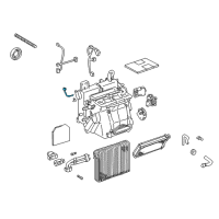 OEM Lexus IS300 THERMISTOR, Cooler Diagram - 88625-48010