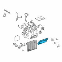 OEM 2003 Lexus IS300 Unit Sub-Assy, Heater Radiator Diagram - 87107-53030