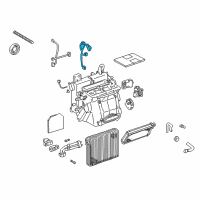 OEM 2002 Lexus IS300 Harness Sub-Assy, Wiring Air Conditioner Diagram - 88608-53030