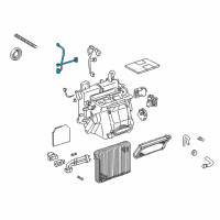 OEM 2005 Lexus IS300 Harness Sub-Assy, Wiring Air Conditioner Diagram - 88608-53020