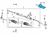 OEM Buick Encore GX Heat Shield Diagram - 42566654