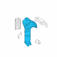 OEM 2008 Toyota Camry Exhaust Manifold Diagram - 25051-28310