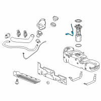 OEM 2013 GMC Sierra 3500 HD Fuel Gauge Sending Unit Diagram - 13504923