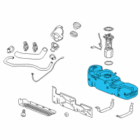 OEM 2015 GMC Sierra 2500 HD Fuel Tank Diagram - 23360477