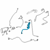 OEM BMW 428i Gran Coupe Fuel Tank Ventilation Valve With Pipe Diagram - 13-90-7-636-145