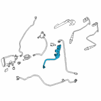 OEM 2014 BMW 328i GT xDrive Fuel Tank Ventilation Valve With Pipe Diagram - 13-90-7-636-145