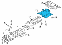 OEM Lincoln Corsair SHIELD Diagram - LX6Z-78114B06-F