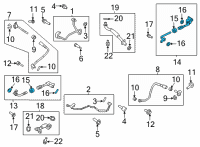 OEM 2022 Ford F-150 TUBE - WATER OUTLET Diagram - ML3Z-8K153-A