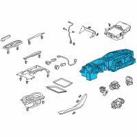 OEM Acura Switch Sub Assembly, Sel Diagram - 54100-TZ3-A84