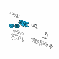 OEM 2007 Honda Civic Sensor Assembly, Steering & Body Switch Diagram - 35251-SMG-E01