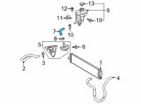 OEM 2021 Toyota RAV4 Prime Reservoir Hose Diagram - G9226-42020